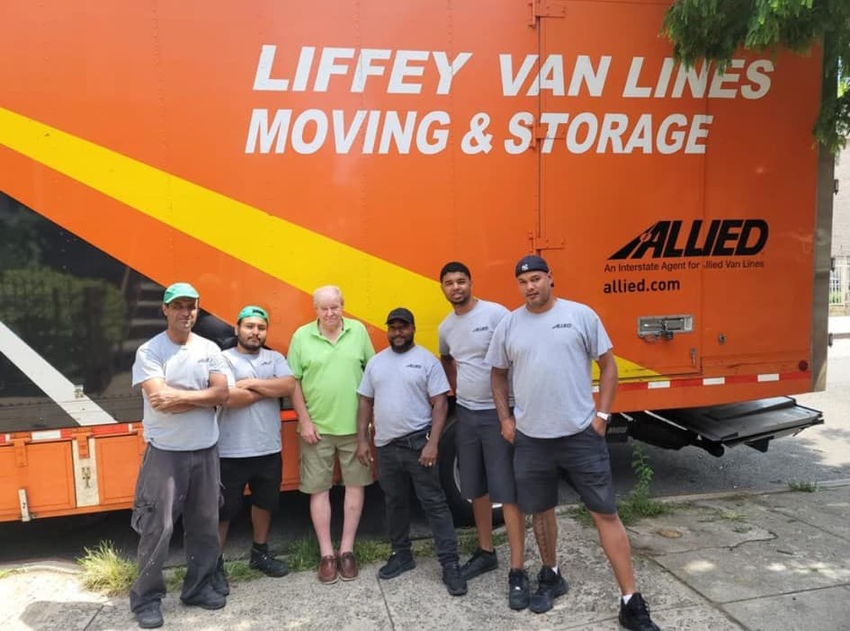Liffey Van Lines trucks representing Allied Van Lines service