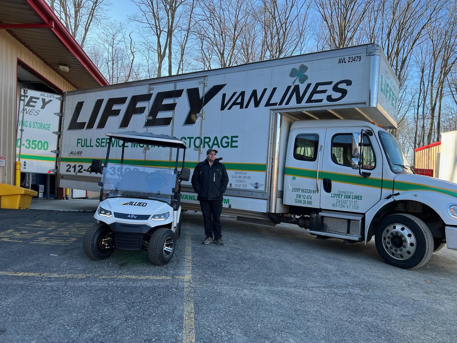 Liffey Van Lines storage facility in New York City