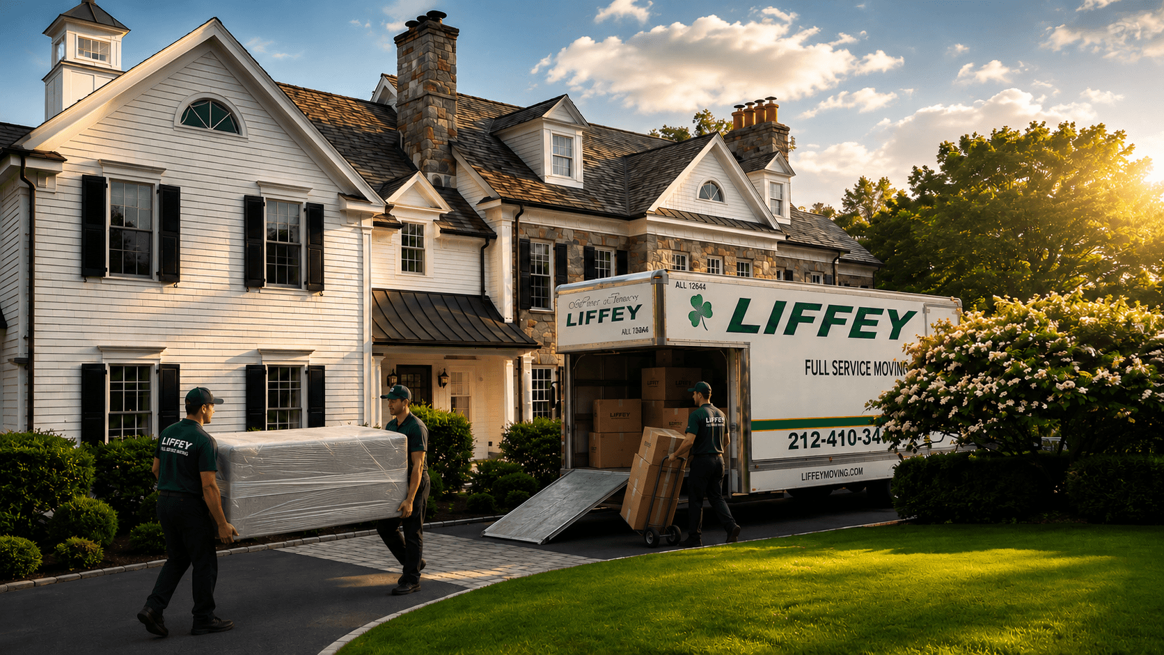 Specialty moving services planned around the item and the building.